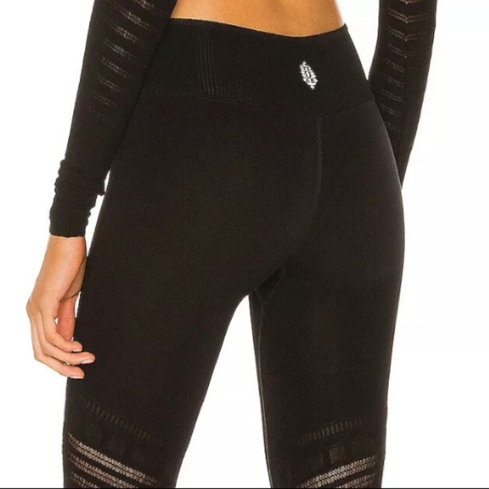 Free People Movement Gone Adrift Leggings Black - Picture 5 of 11